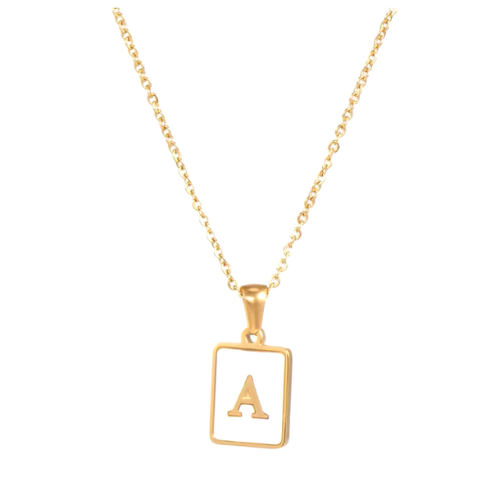 letter necklace